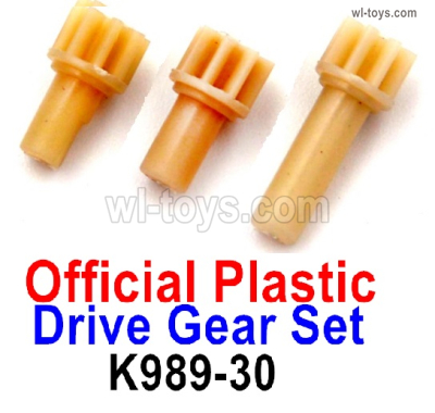 Wltoys 284131 K989-30 Drive Gear Set,Transmission gear.Total 3pcs.